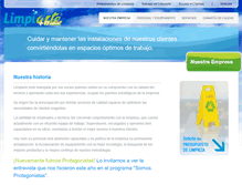 Tablet Screenshot of limpiarte.com.ar
